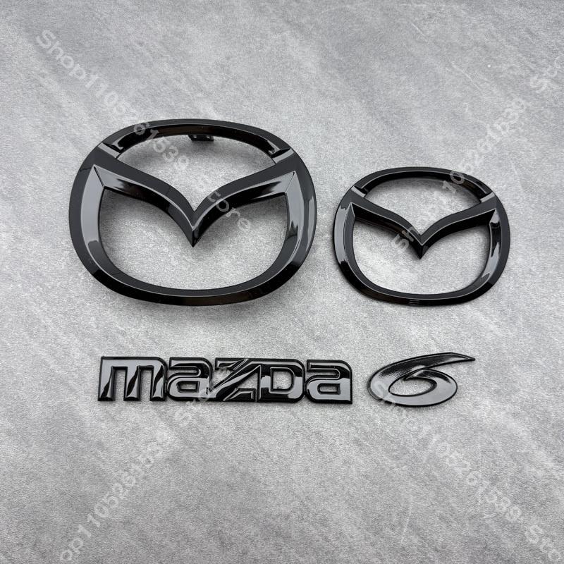 Car Logo 3D for Car For MAZDA 6 2014 2015 2016 Front Head Grill Hood Bonnet Emblem Rear Tail Bumper Trunk Boot Mark Badge