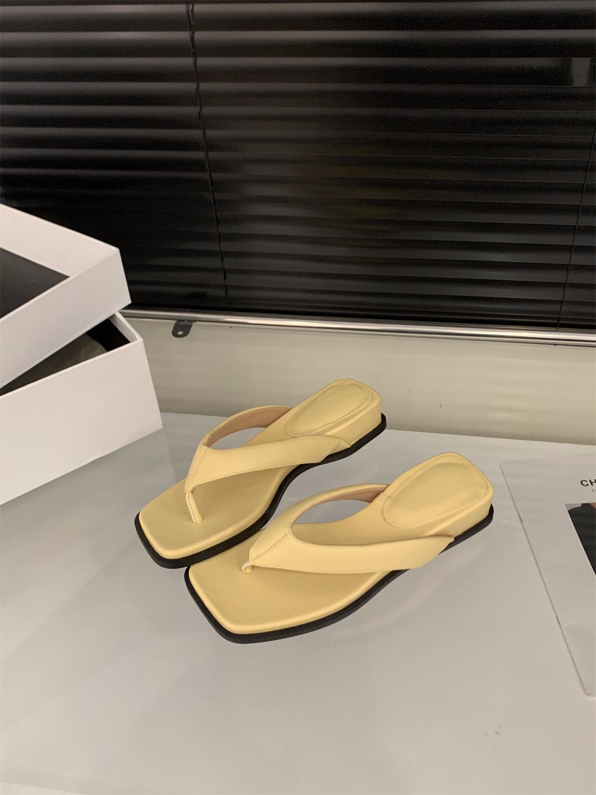 

Wedge heel silver pinch flip-flops shoes women s shoes casual outer wear 2025 new summer skirt sandals 40 жёлтый