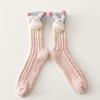 Non-Slip 3D Eyes Sleeping Socks Thicken Thermal Warm Socks  Apparel Accessories