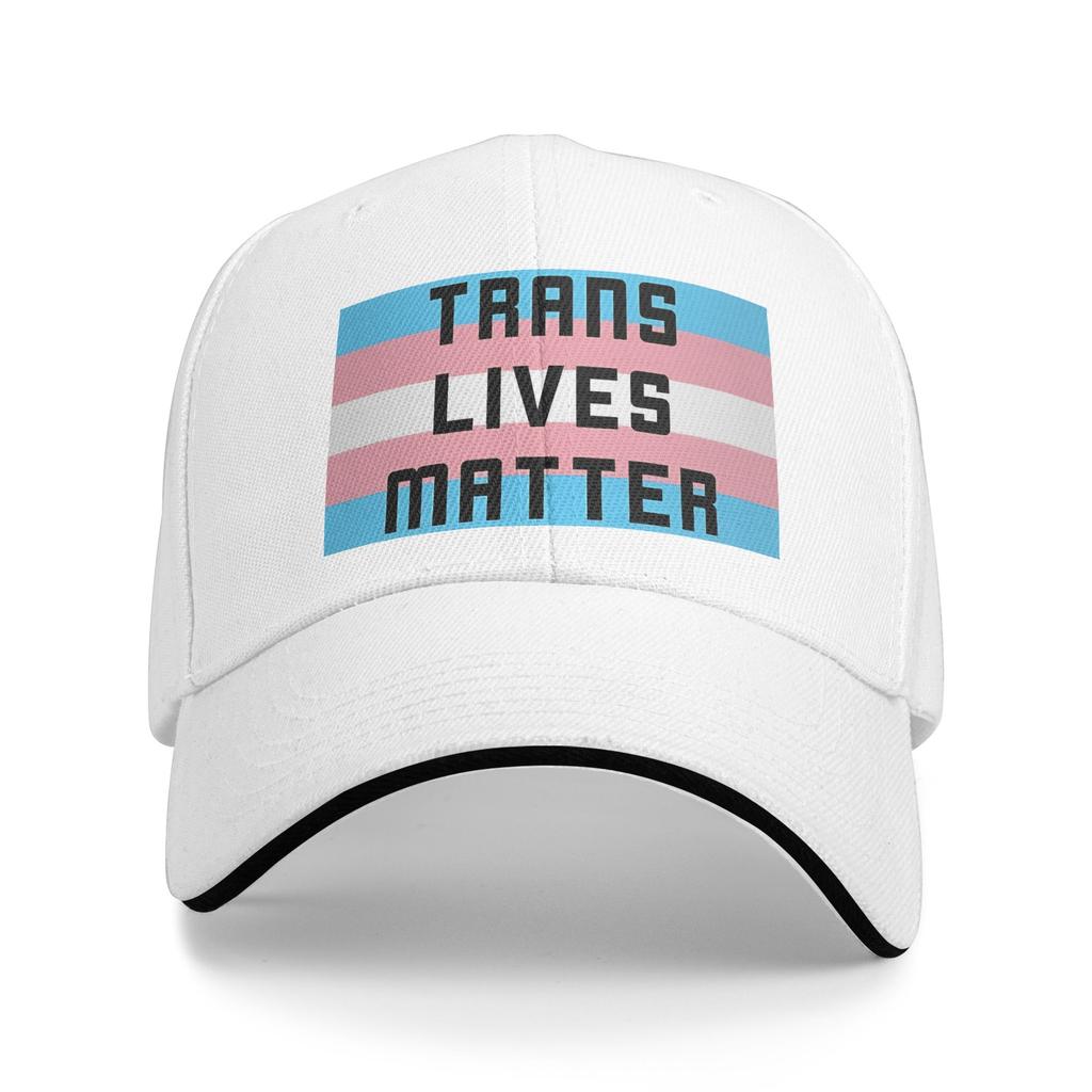 Transgender Pride LGBTQ Baseball Caps Casual Trans not Threat Sandwich Hats Unisex Polyester Caps Hat Outdoor