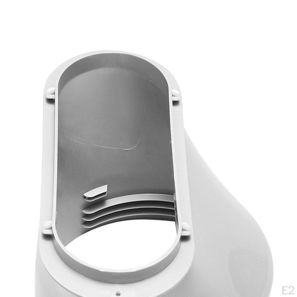 5.91'' Portable Air Conditioner Window Adapter Exhaust Hose Connector Baffle Plate Conditioning