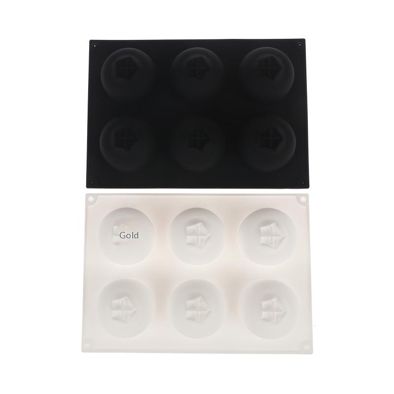 6 Cavity Blueberry Design Mousse Cake Mold Fruit Shaped Dessert Mold Diy Silicone Baking Mold For Chocolate Pudding Bakeware