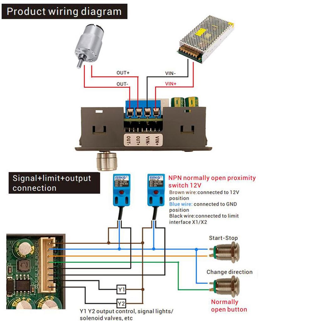 Highly Power Stepper Motor Driver Replacement Forward Reverse Control Driver Reverse Pulse Speed Control Board Enduring