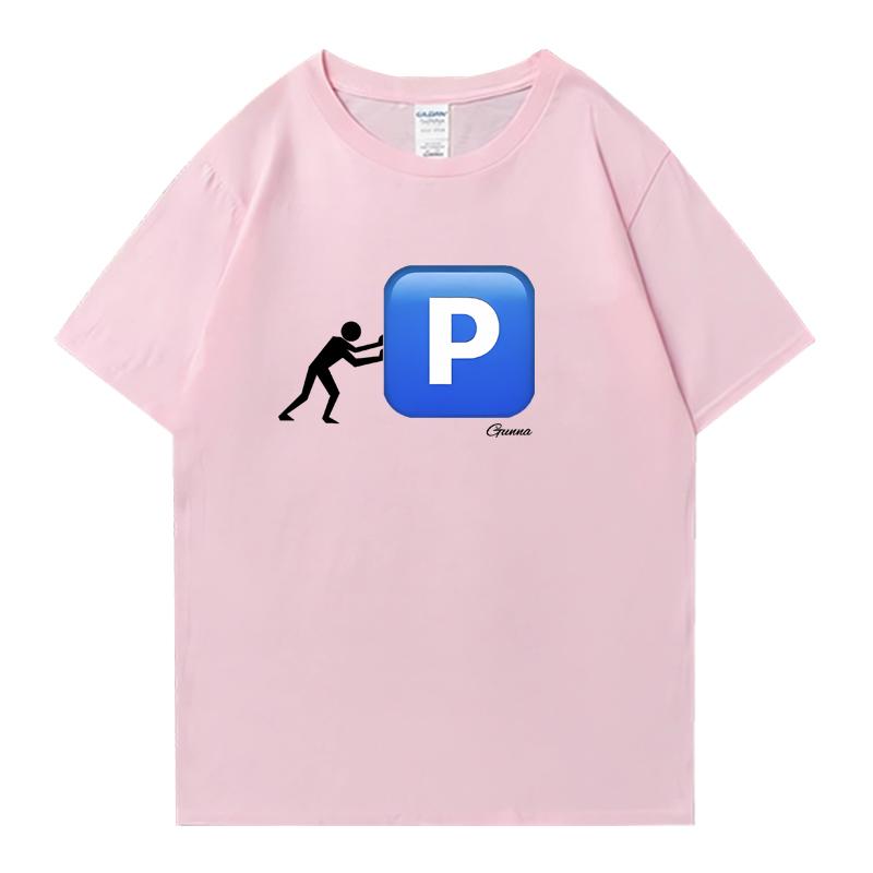 

Высококачественная футболка оверсайз в стиле рэпа Pushin P Gunna Street Hip Hop Летние футболки с коротким рукавом 100% хлопок Унисекс одежда 4XL