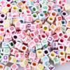 Acrylic Letter Beads for Kids' Jewelry Making – Educational DIY Beading Accessories