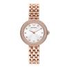 Rose Stainless Steel Watch Two-Hand Gold-Tone