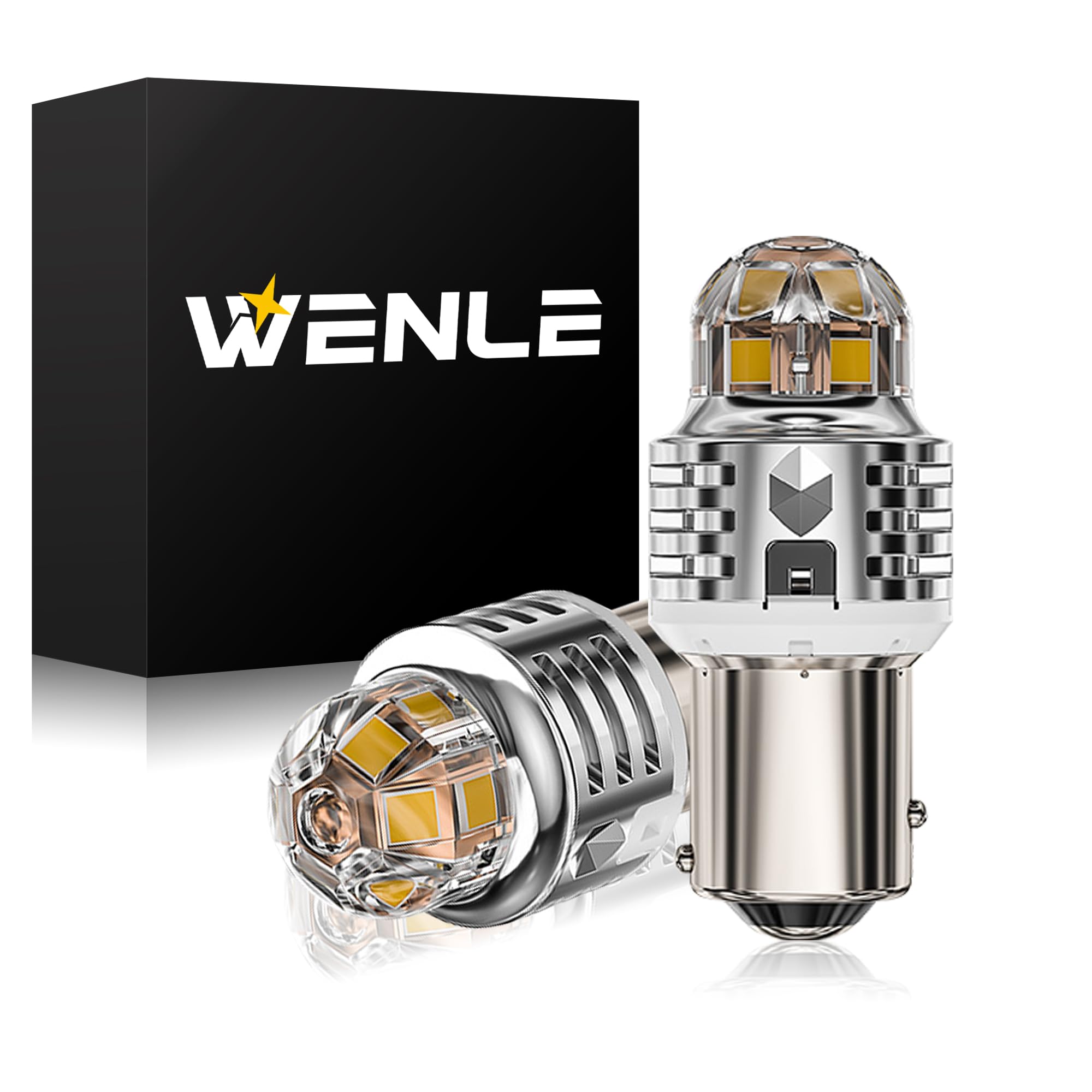 

WENLE Новая светодиодная двойная задняя фара S25, стоп-сигнал, совместима с техосмотром, белая, S25 Double белый