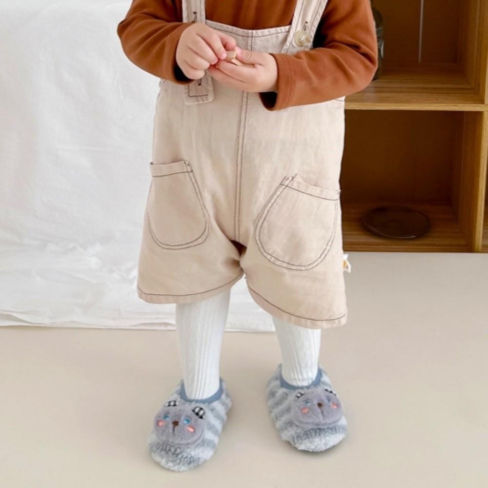 Thickened Kids Plush Slippers Cartoon Indoor Home Slippers New Baby Floor Socks Indoor Use