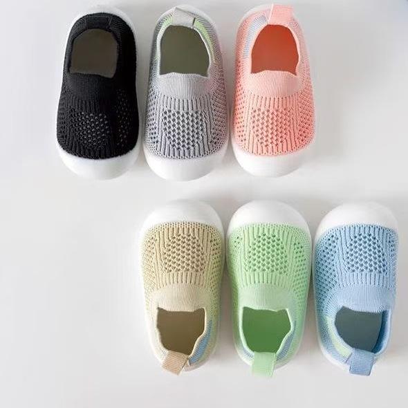 Summer Baby Walking Shoes: Soft Sole, Non-Slip Mesh, Breathable.
