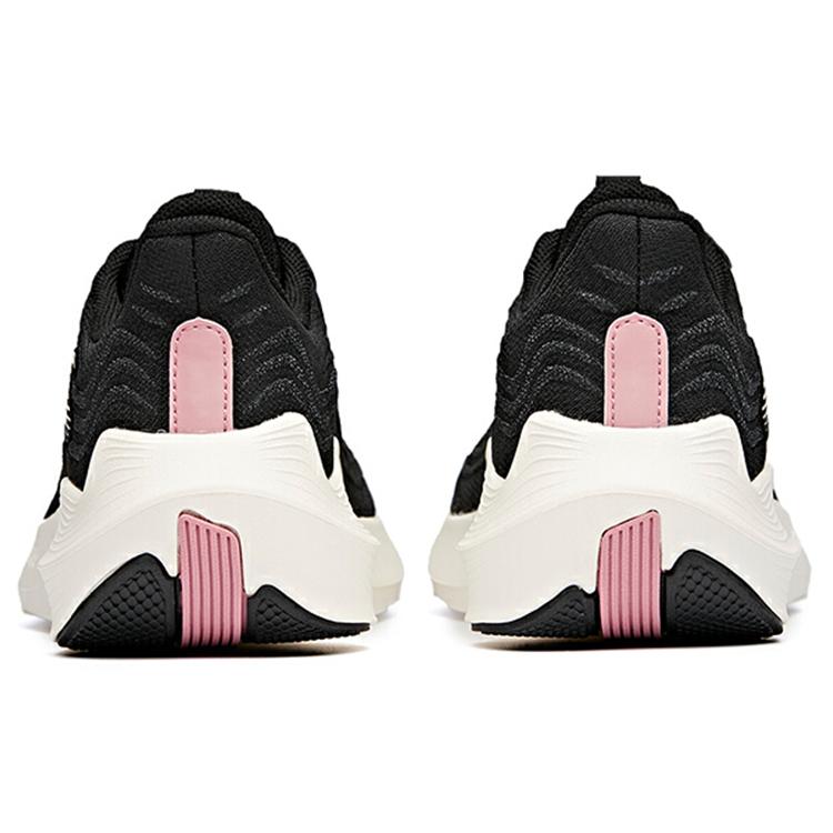 Anta DuCi1 Comfortable Cushioning Slip Resistant Abrasion Resistant Breathable Low top Running Shoes Women's Black 122115520-1