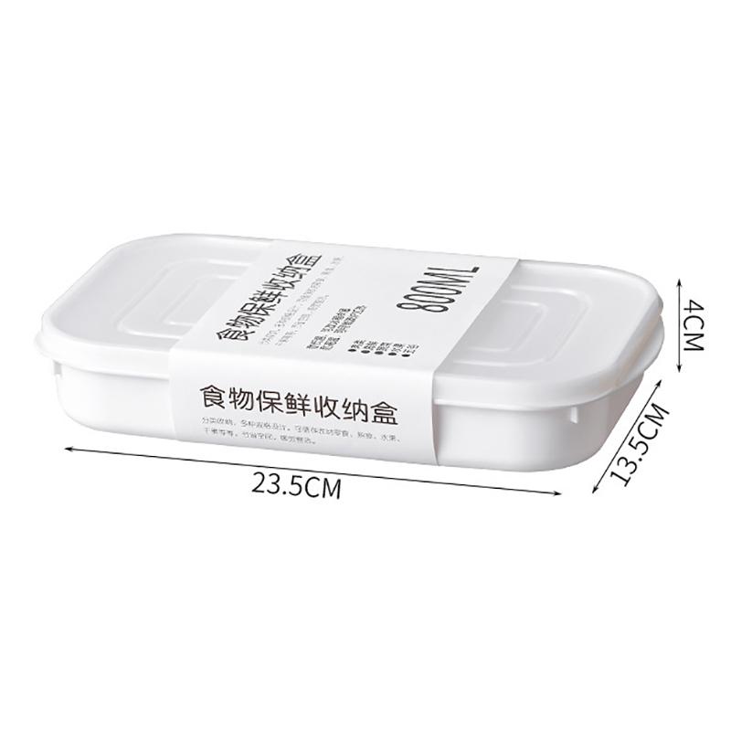 

5pcs 800ml Refrigerator Food Storage Containers Special Sealed Box Kitchen Freezer Seal Bin Vegetable Fruit Meat Fresh Box