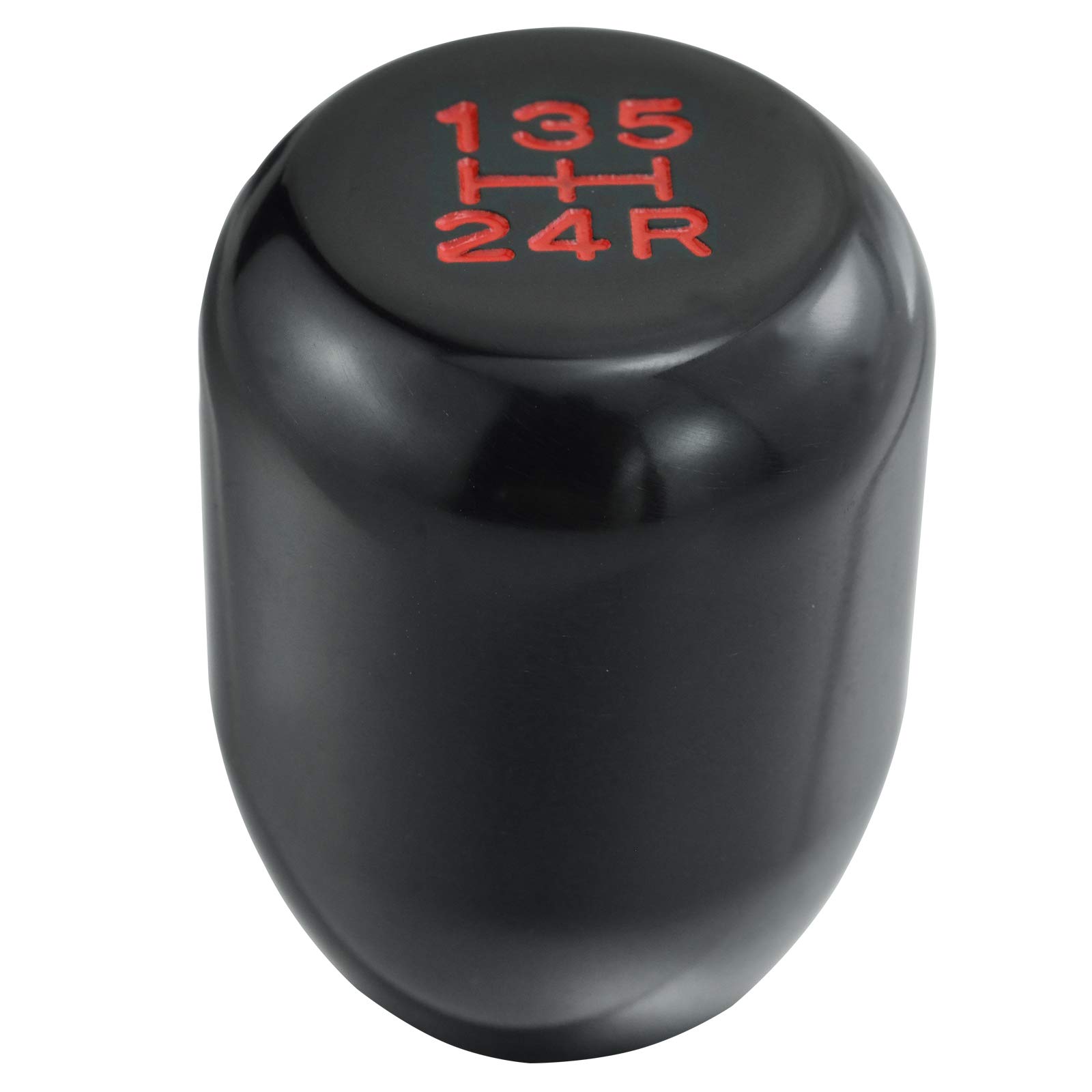 

Arenbel Сплав Автомобильный Шифтер Короткий Рычаг Переключения Передач Универсальный для Механической Коробки Передач Черный 5-ступенчатая Головка, Ручка, Автомобили, чёрный