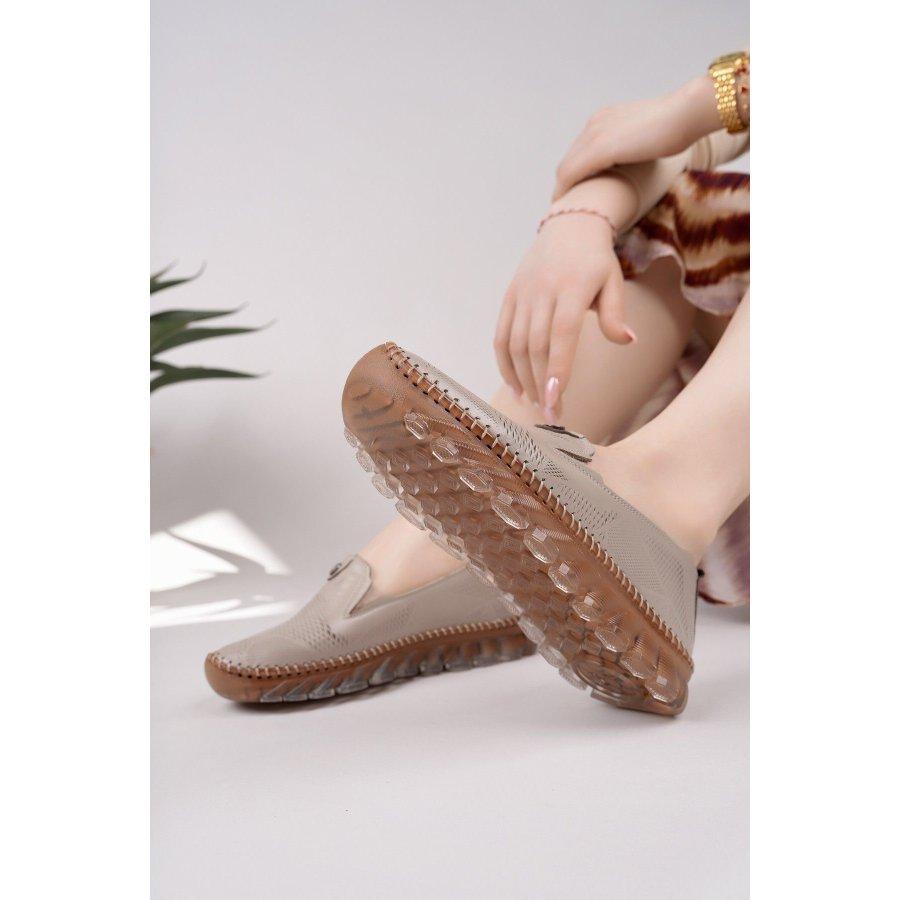 Women's Genuine Leather Casual Slip-On Comfortable Shoes