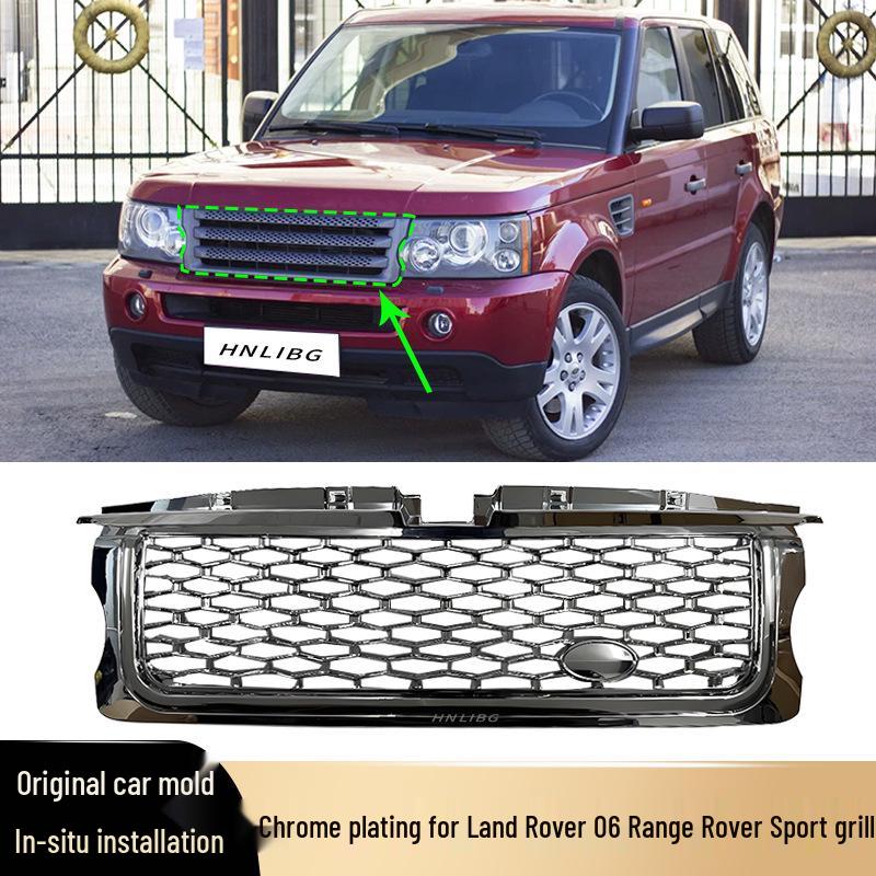 All Chrome Front Bumper Grille for 2006 Land Rover Range Rover Sport