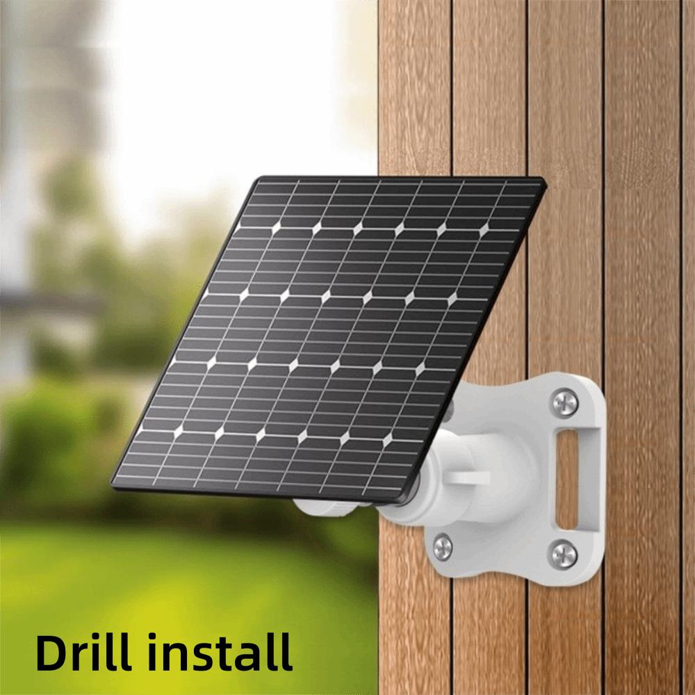 Universal Solar Panel Mount Bracket Adjustable Wall Mount Stand Tree Strap Mount Outdoor Camera