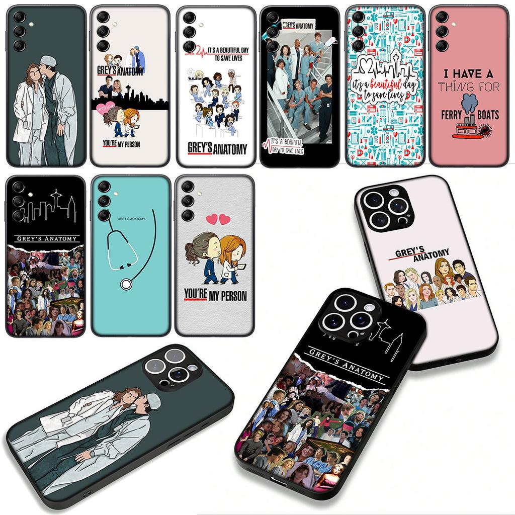 for Samsung Galaxy A25 A37 A57 A12 A14 A31 A41 A50 A51 A70 A71 A72 A21S A04 M15 Note 20 9 8 10 Case Greys Grey's Anatomy TV