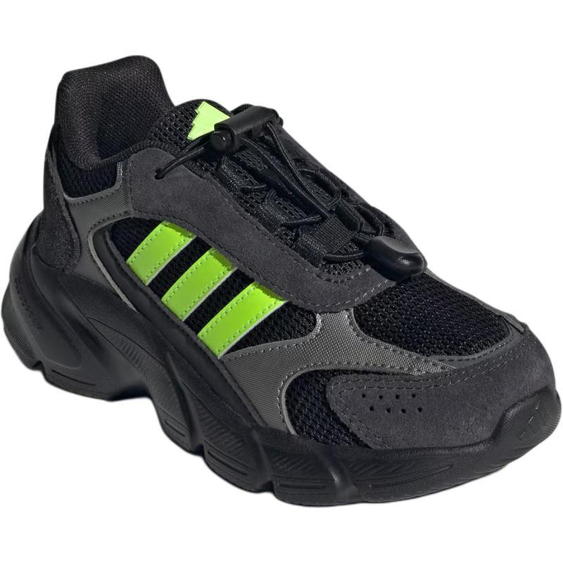 Adidas CRAZYCHAOS 2000 Abrasion Resistant Low Top Kids Lifestyle Shoes Black Kids' Sneakers IH0912