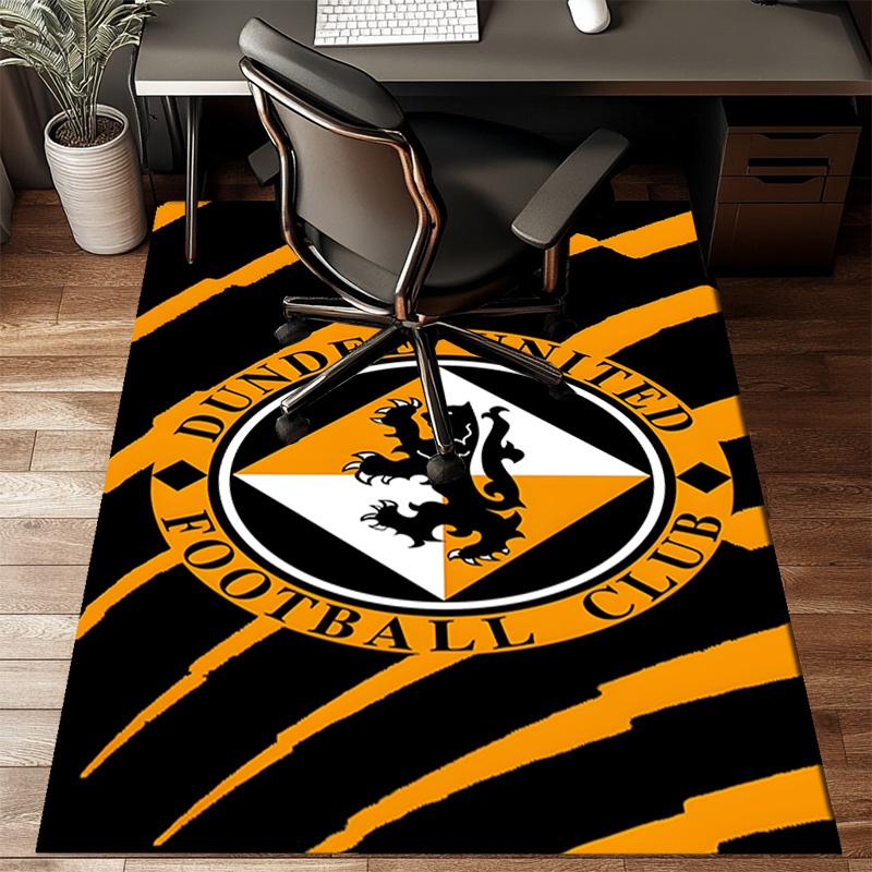 Tappeto Ufficio con Stemma Dundee United, Cuscino per Sedia, Tappeto per Ingresso, Tappeti per Soggiorno, Camera da Letto, Regali di Natale