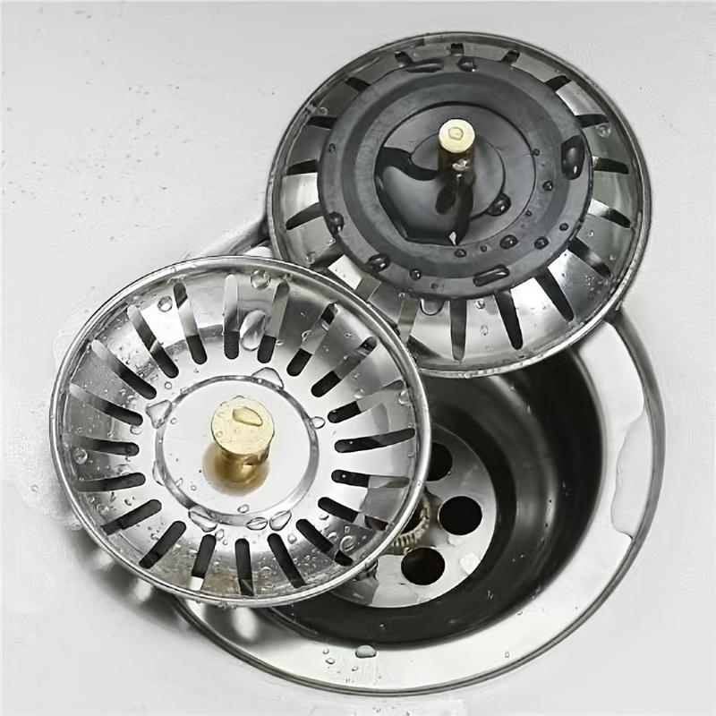 4PCS Kitchen Sink Strainer Stopper Waste Plug Sink Filter Filtre Sink Strainer Anti-clogging Filter Floor Drain Sink Filter Plug