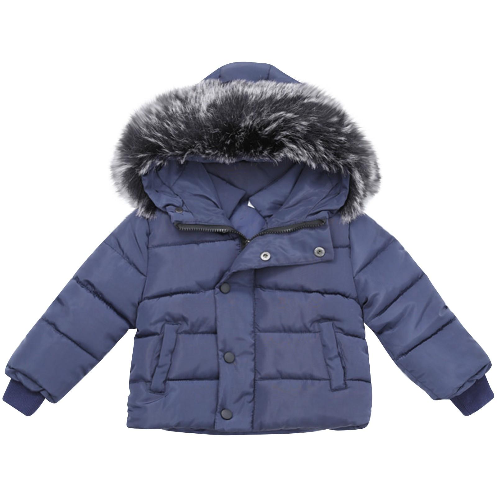 

Зимнее детское утепленное пуховое пальто ThermoPlume 100 синий