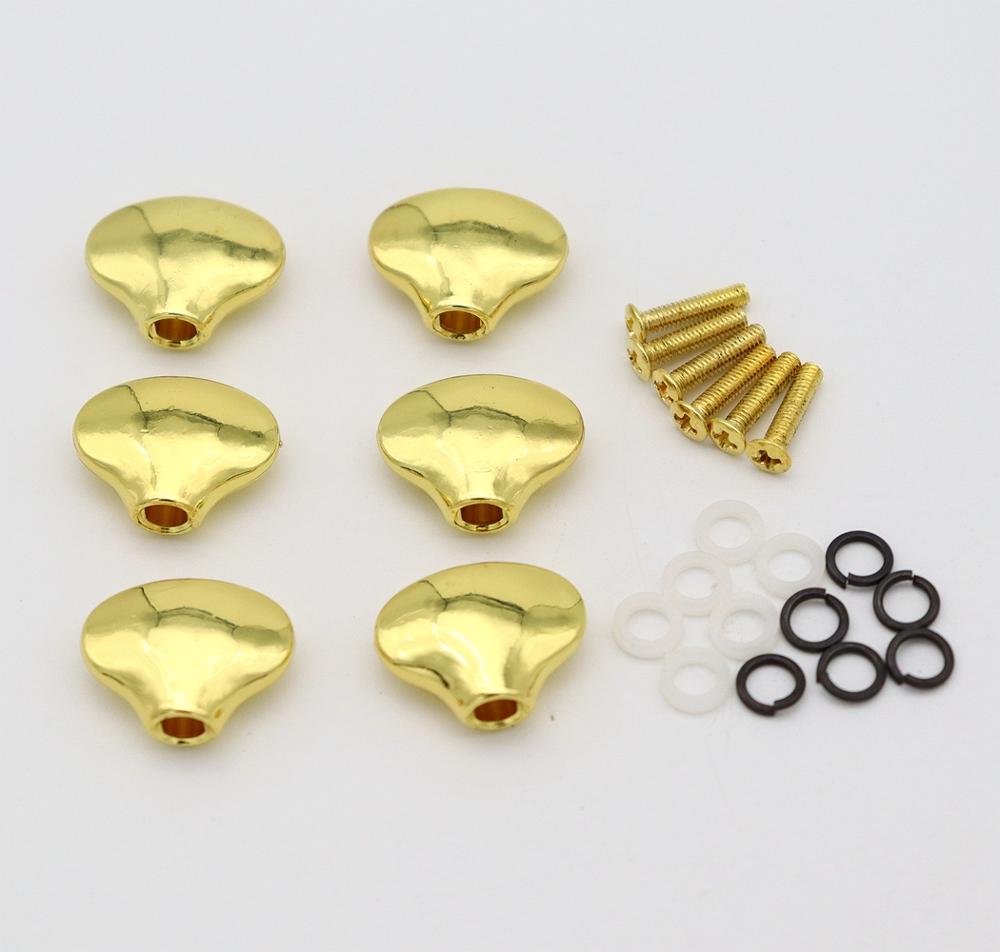 6Pcs Electric Guitar Tuning Pegs Cap Tuners Machine Head Replacement Buttons Knobs for Electric Guitar  Accessories