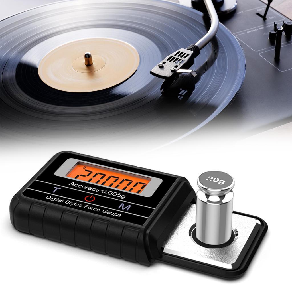 Professional 100g Capacity Styluses Pressure Meter Multiple Unit Conversion Portable Equipment Tool for Record Players
