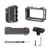 For DJI Osmo Action 5 Pro / 4 / 3 PULUZ Metal Camera Cage Expansion Adapter with Handle Grip