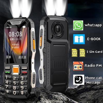 Velký displej Tlačítkové Velký výkon Odolný Nízká cena Přenosný Mobilní telefon Dvě svítilny Whatsapp Dual SIM FM Hlasitý zvuk Pro seniory