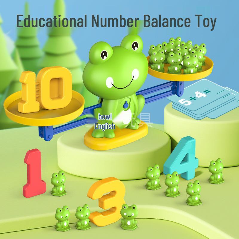 Frog Digital Balance Scale Toy for Kids – Educational Tool for Math and Logic Training