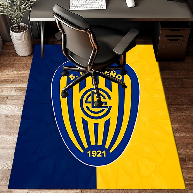 Luqueno Club Emblem Rug Game Carpet, Floor Mat for Bedroom Living Room Entryway Rug, Home Decor Idea Gift for Christmas Birthday