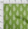 oneOone Georgette Viscose Green Fabric Block Sewing Fabric By The Yard Printed Diy Clothing Sewing Supplies 42 Inch