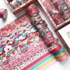 12 Pcs/set Vintage Chinese Palace Style Washi Tape Set Scrapbooking DIY Journal Stationery Masking Adhesive Tape School Office