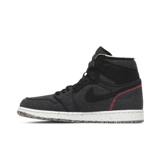 

Air Jordan 1 High Zoom Crater Retro Sneakers Dark Gray CW2414-001 EU 35.5 чорний