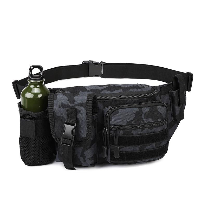 Multi-Functional Fishing Waist Pack Outdoor Hiking Cycling Travel Tactical Utility Bag Camouflage Sport Accessory