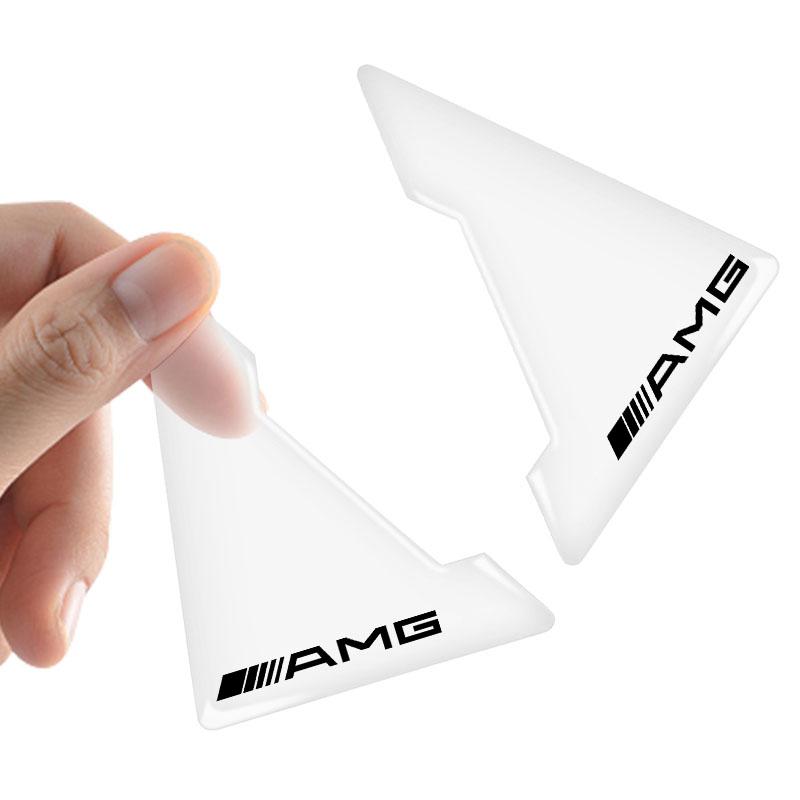 2Pcs Transparent Car Door Corner Cover Anti-Scratch Protection Sticker For Mercedes-Benz AMG C500 C200 C300 A B C E GLA CLA GLK GL ML GLE W204 W205