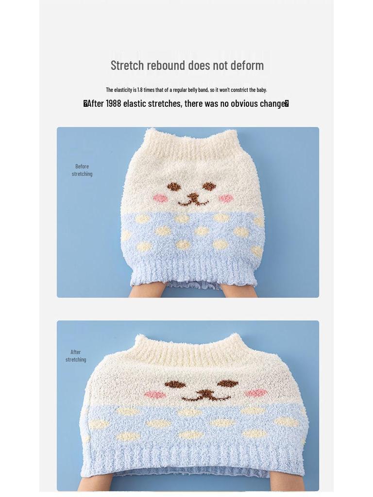 Thick Baby Belly Band: Newborn Autumn/Winter Abdomen Warmer & Anti-Kick Protector