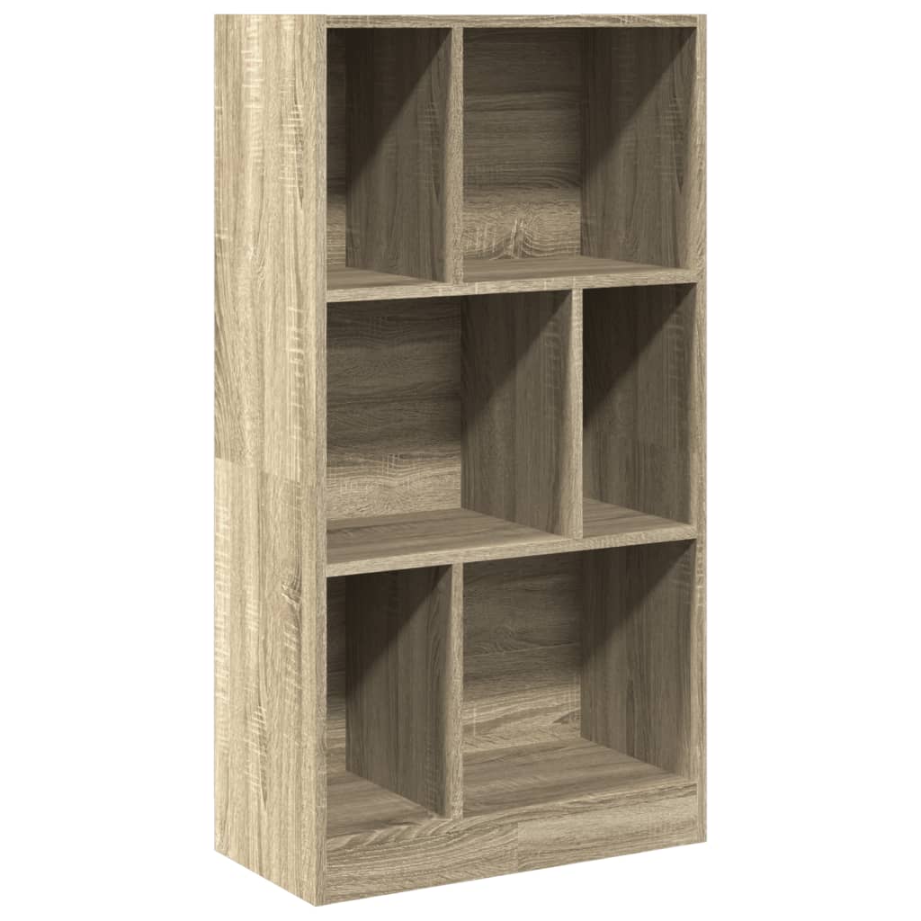 Vidaxl Regał, Dąb Sonoma, 57X28,5X107,5 Cm, Materiał Drewnopochodny