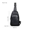 Men's Chest Bag Genuine Leather Crossbody Large Capacity Top Layer Cowhide Fashionable Sports Single Shoulder