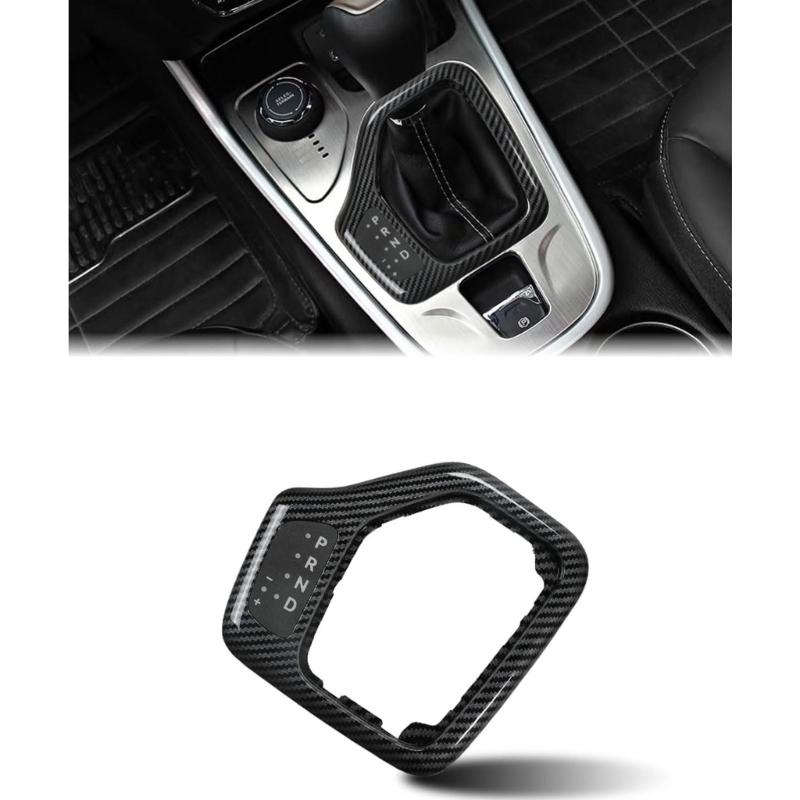 Car Replacement Shifting Lever Bezels Assembly With Integrated Wiring Harness Carbon Fiber Trim 5YD27XSAAA 5YD27LS5AA
