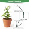 5Pack Plant Support Stakes Stackable Monstera Plant Supports for Indoor Outdoor Plants Garden Stakes Trellis for Climbing Potted Plants Pothos Flowers