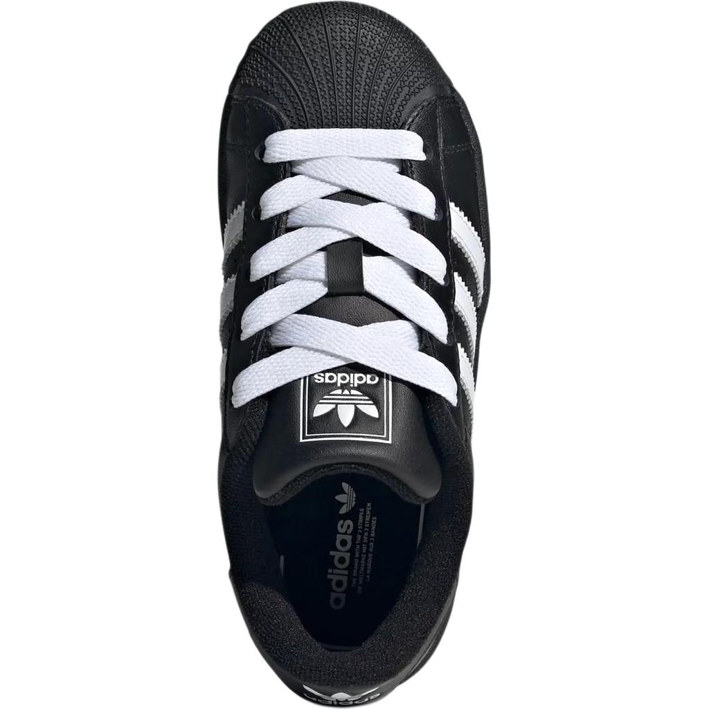 Adidas Originals Superstar 2 Abrasion Resistant Low top Kids' Skateboarding Shoes Black Kids' JI0214