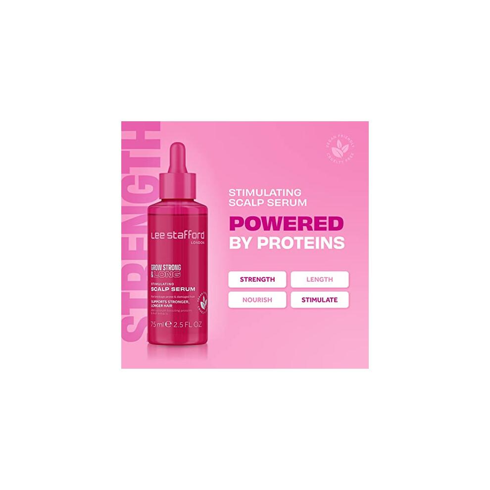 Lee Stafford, Grow Strong & Long, Stimulierendes Kopfhaut-Serum, 2,5 fl oz (75 ml)