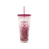 West Ham United FC Crest 600ml Freezer Cup With Straw