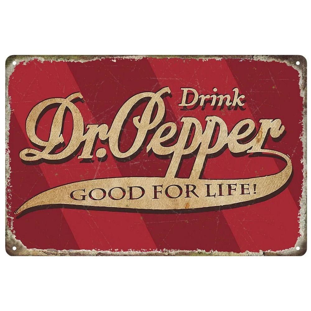 Dr Pepper Газировка Металлическая жестяная вывеска Винтажный Декор для Бара Кафе