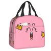 Custom Arare Arale Purple Dr Slump Resuable Lunch Box for Women Multifunction Cooler Thermal Food Insulated Lunch Bag Student