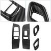 Door Interior Handle Window Lift Panel Decoration Protective Cover For Dodge Challenger 2015 Up Car Interior Accessories