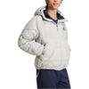 Adidas Warme Bequeme Sportliche Kapuzen-Daunenjacke Unisex Jacken Hellgrau JG5928