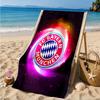Munich FC Artwork Printed Microfiber Beach Towel, Soft And Absorbent, Quick-Dry, Ideal for Summer Travel, Beach Essential, Swimming Pool