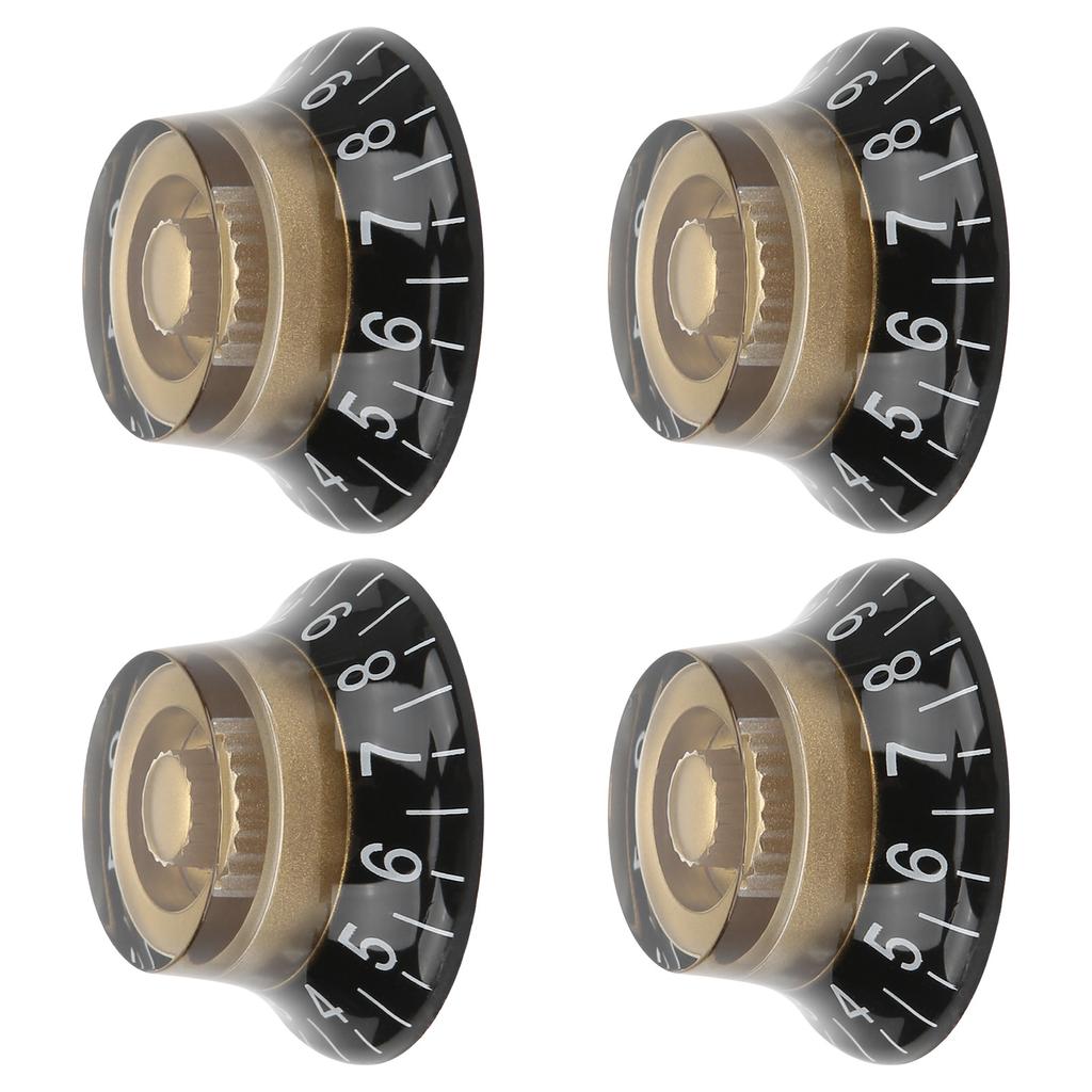 4 Stück Zylinderknöpfe E-Gitarre Lautstärke Tonregler Potentiometer für EPI LP Zubehör