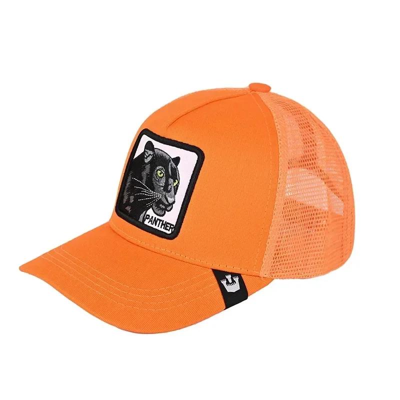 Șepci de baseball Bărbați, femei, șapcă snapback hip hop, cu animale de modă, broderie de vară, șapci de camioner din plasă respirabilă, îmbrăcăminte de stradă, os